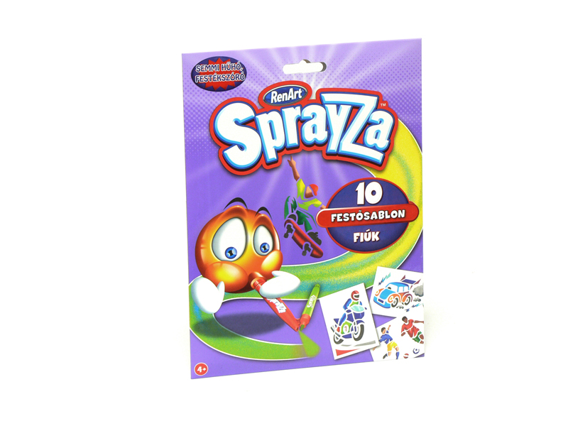Sprayza festősablon - fiúk, 990 Ft