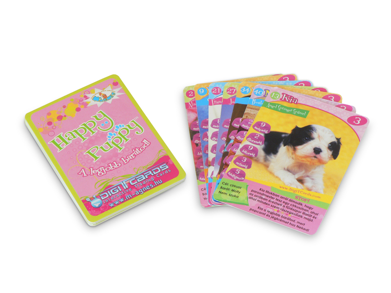 Happy Puppy gyűjtőkártya (alap), 990 Ft