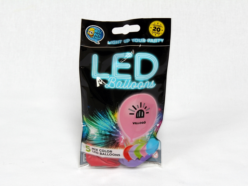 VILLOGÓ LED-es lufi Színes, 1.699 Ft